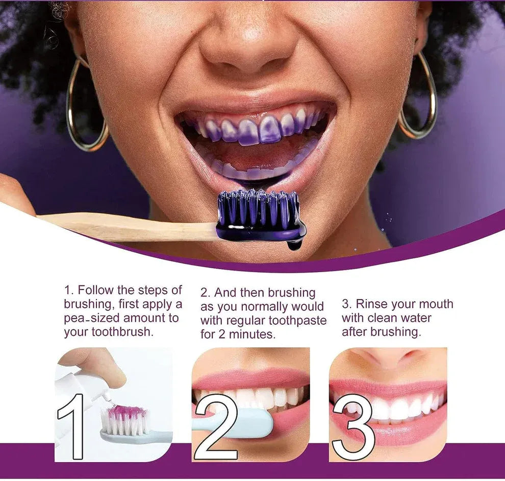 Purple Whitening Toothpaste - Color Corrector